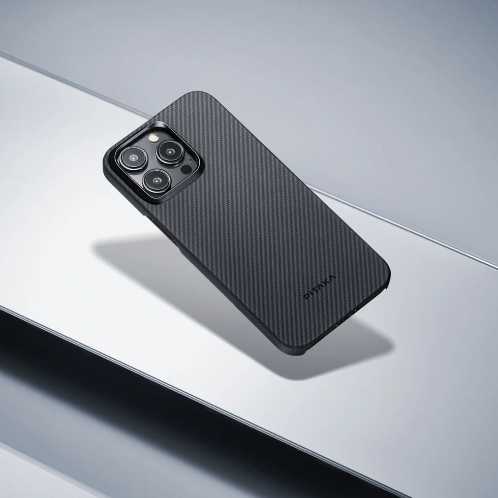 iPhone 15 Pro Case - Black/Grey (Twill)