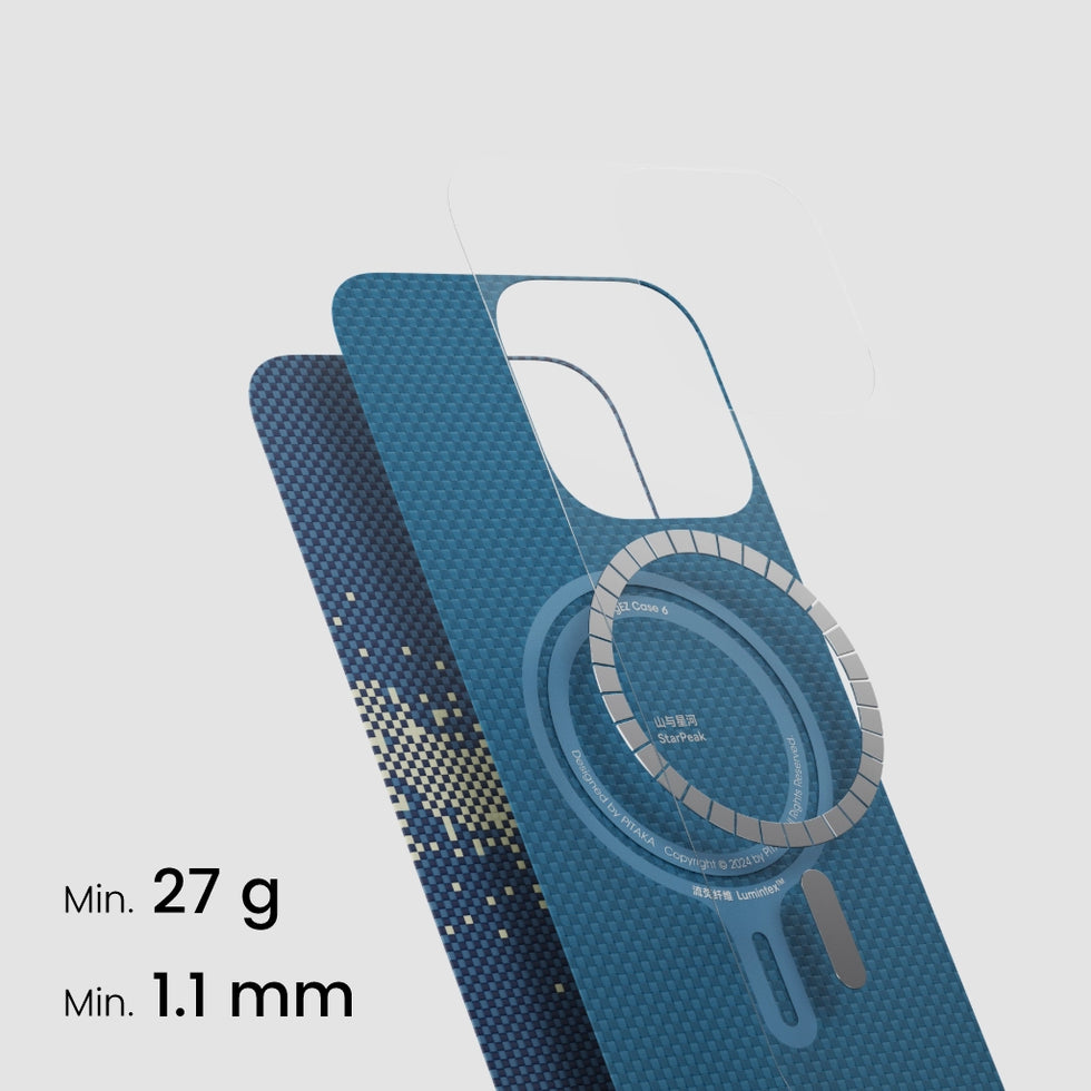 iPhone 16 Pro Max+iPhone 16 Pro+iPhone 15 Pro Max+iPhone 15 Pro,MILKY WAY GALAXY,Tactile Woven Case (Lumintex™ Edition)