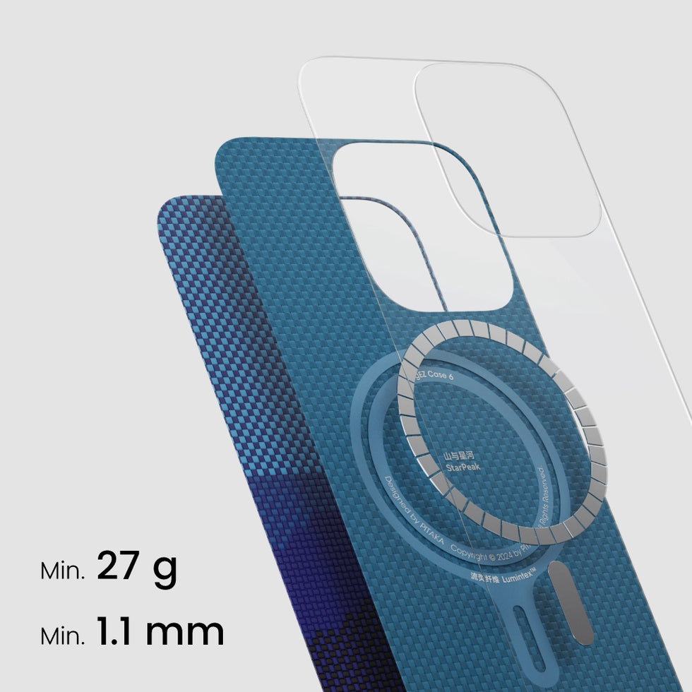 iPhone 16 Pro Max+iPhone 16 Pro+iPhone 15 Pro Max+iPhone 15 Pro,OVER THE HORIZON,Tactile Woven Case (Lumintex™ Edition)