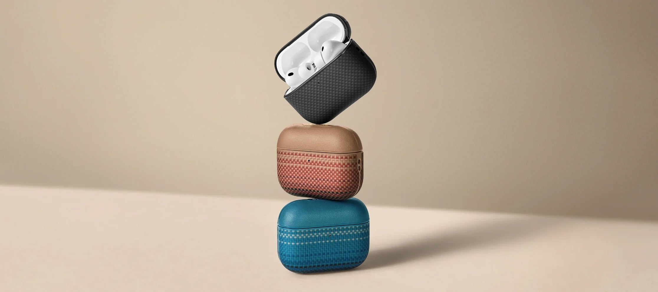 Aramid Fiber Case for AirPods Pro 3/AirPods Pro 2/AirPods Pro/AirPods 4